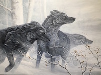 Black Wolves White Storm by Ray Shaw