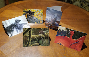 Example greeting cards by Ray Shaw